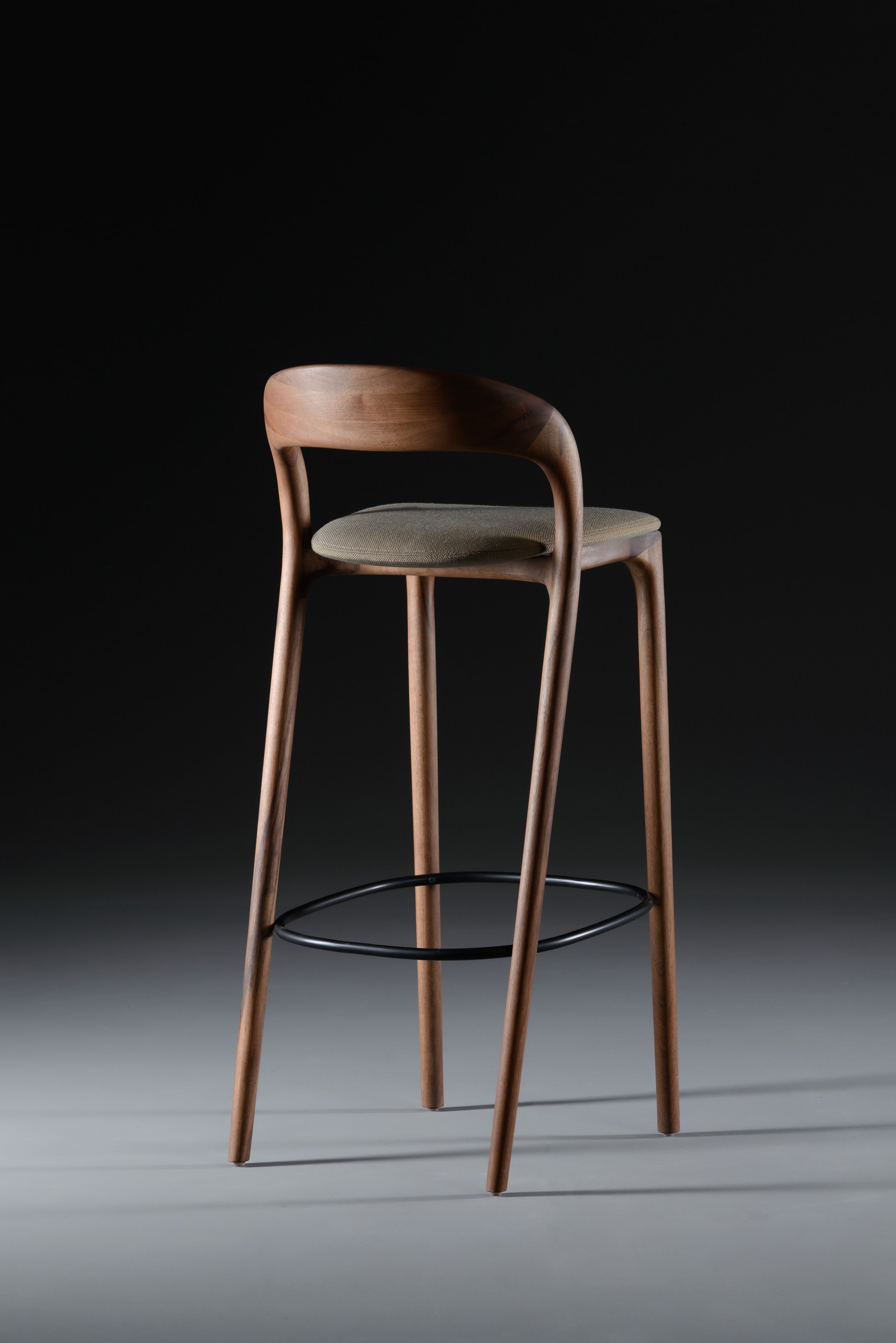 Neva Light Bar Chair by Regular Company for Artisan | Solid Wood